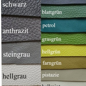 Pu&ograve; includere: Carta dei colori che mostra 10 diverse tonalit&agrave; di verde, dal verde scuro al verde pastello, con i nomi tedeschi corrispondenti. La carta include anche 5 tonalit&agrave; di grigio, dal nero al grigio chiaro, con i nomi tedeschi corrispondenti.