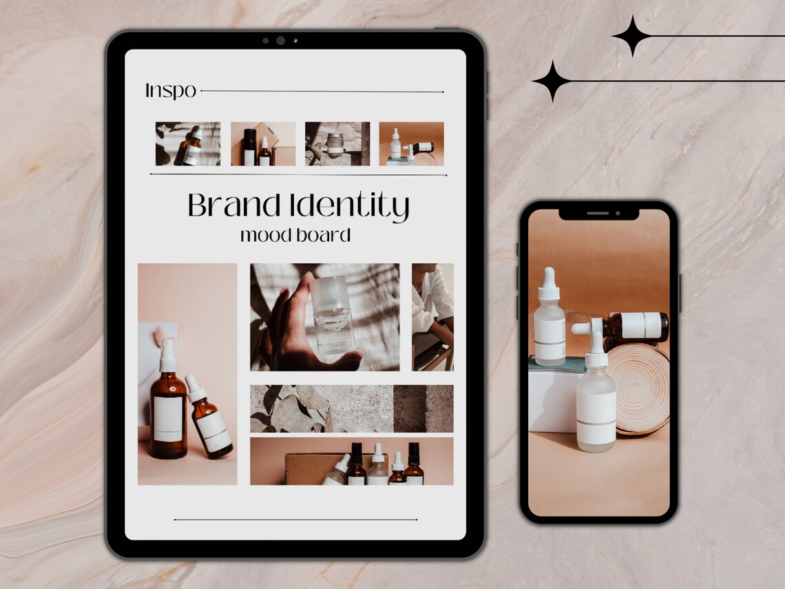 Mini Brand Kit Template Branding Style Guide Minimalist - Etsy Canada
