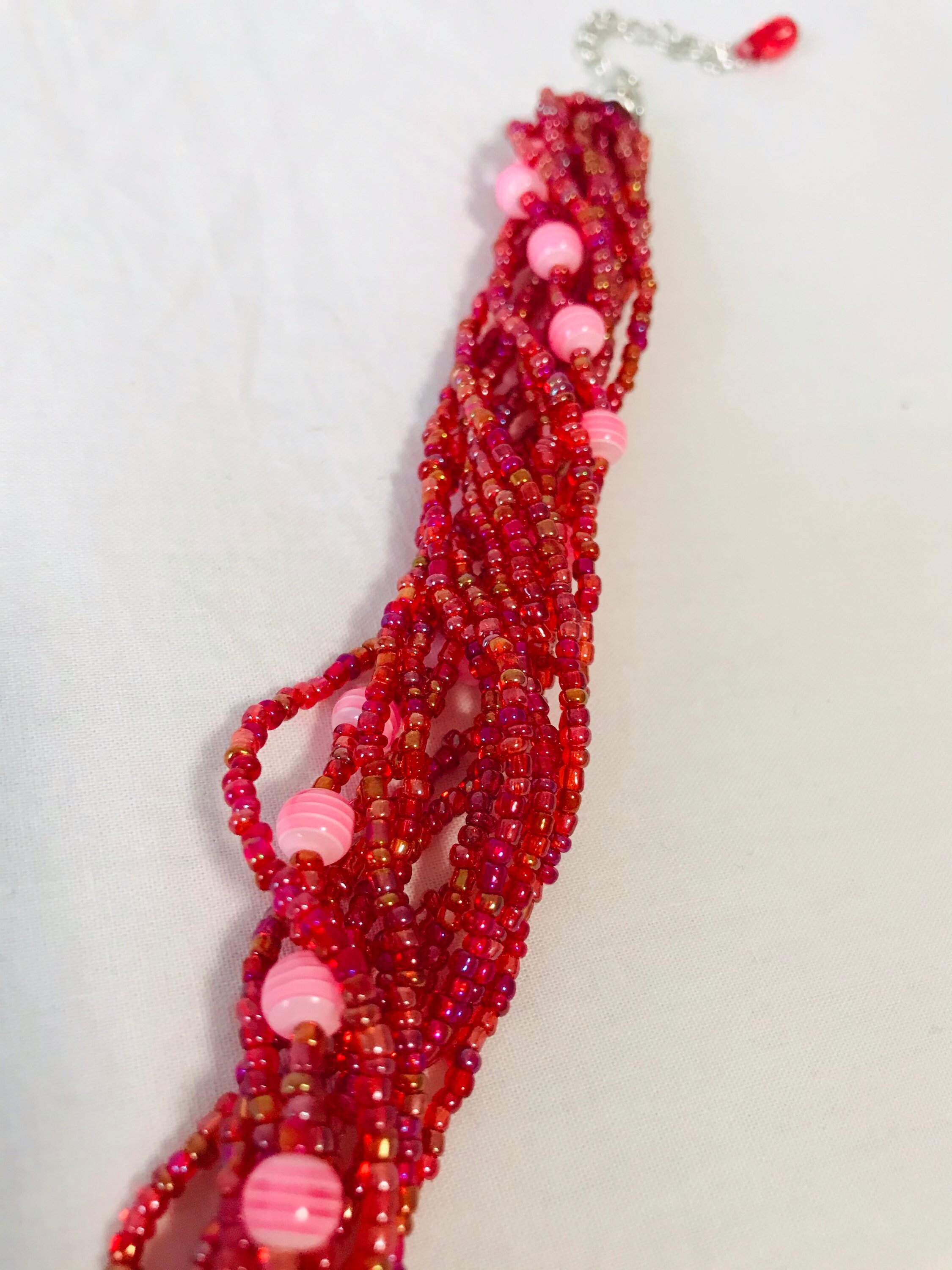 Berry designer handmade beaded arm bracelet for women Etsy
