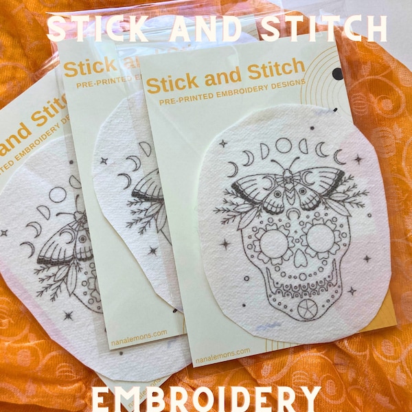 Stick and Stitch| Lunar Sugar Skull