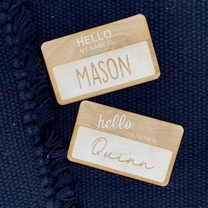 Birth Announcement - Name Tag