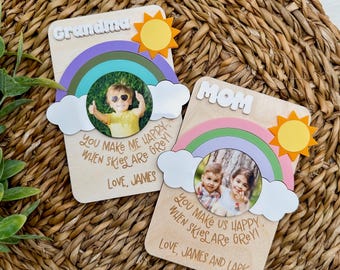 Fridge Photo Magnet, Photo Magnet Gift, Mothers Day Gift, Gift for Grandma, Kids Photo Magnet, Mothers Day, Custom Magnet, Magnet