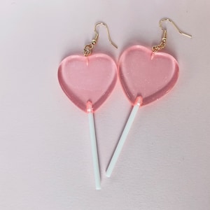 Lollipop Heart Earrings