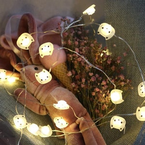 Cat Face Shaped LED String Lights