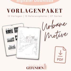 Vorlagenpaket "Urbane Motive", Download, A4