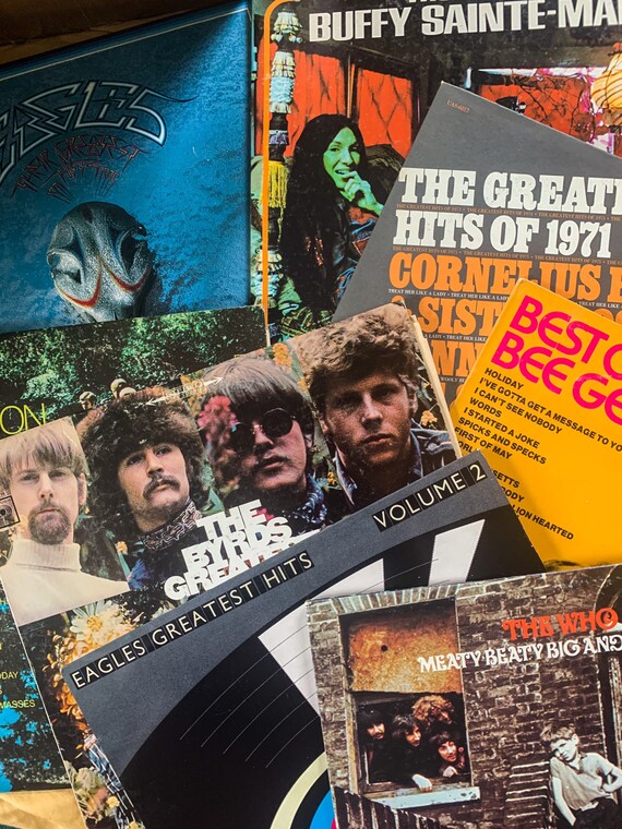 10 Vintage LP Records | Etsy
