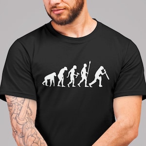 Evolution T-shirt Cricket Evaluation Cricketer, Funny Player Gift Batsman Shirt Lover, Player Birthday Xmas Gift Tshirt Unisex Tee Top