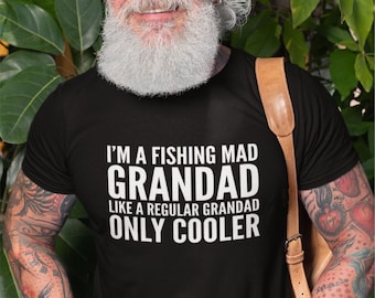 Fishing Grandad T-shirt, Cooler Grandpa Gift