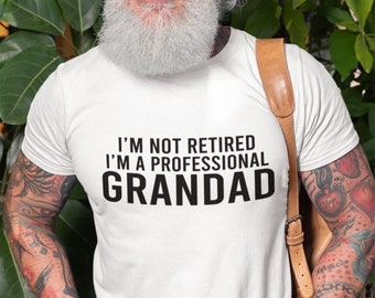 Professional Grandad T-shirt: Funny Grandpa Gift, 100% Cotton