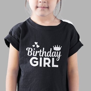 Birthday Girl T-shirt, Gift For Her, Birthday Shirt For Kids, Shirt For Girls, Birthday Queen Shirt, Girls Birthday Shirt, Birthday Tee Top