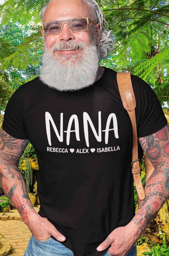 nana shirts with grandkids names
