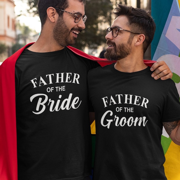 T-shirt de la mariée père du marié, père de la mariée, père du marié, mariage de fiançailles de jeunes mariés ou cadeau d'anniversaire cadeau t-shirt