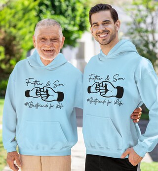 TShirt-People Felpa Con Cappuccio Uomo 'Amiga' - Cotone E Poliestere, Certificazione Öko-Tex 100, Stampa Ecologica