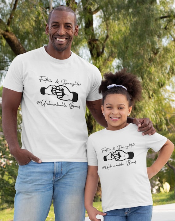 Magliette coordinate padre-figlia: legame indissolubile, cotone