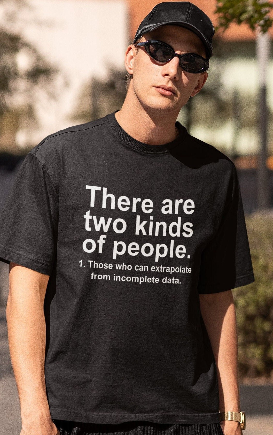 【別注】＜Are You Different×6＞TWO PEOPLE TEE There Are Two Types Of People In This World Those Who Can