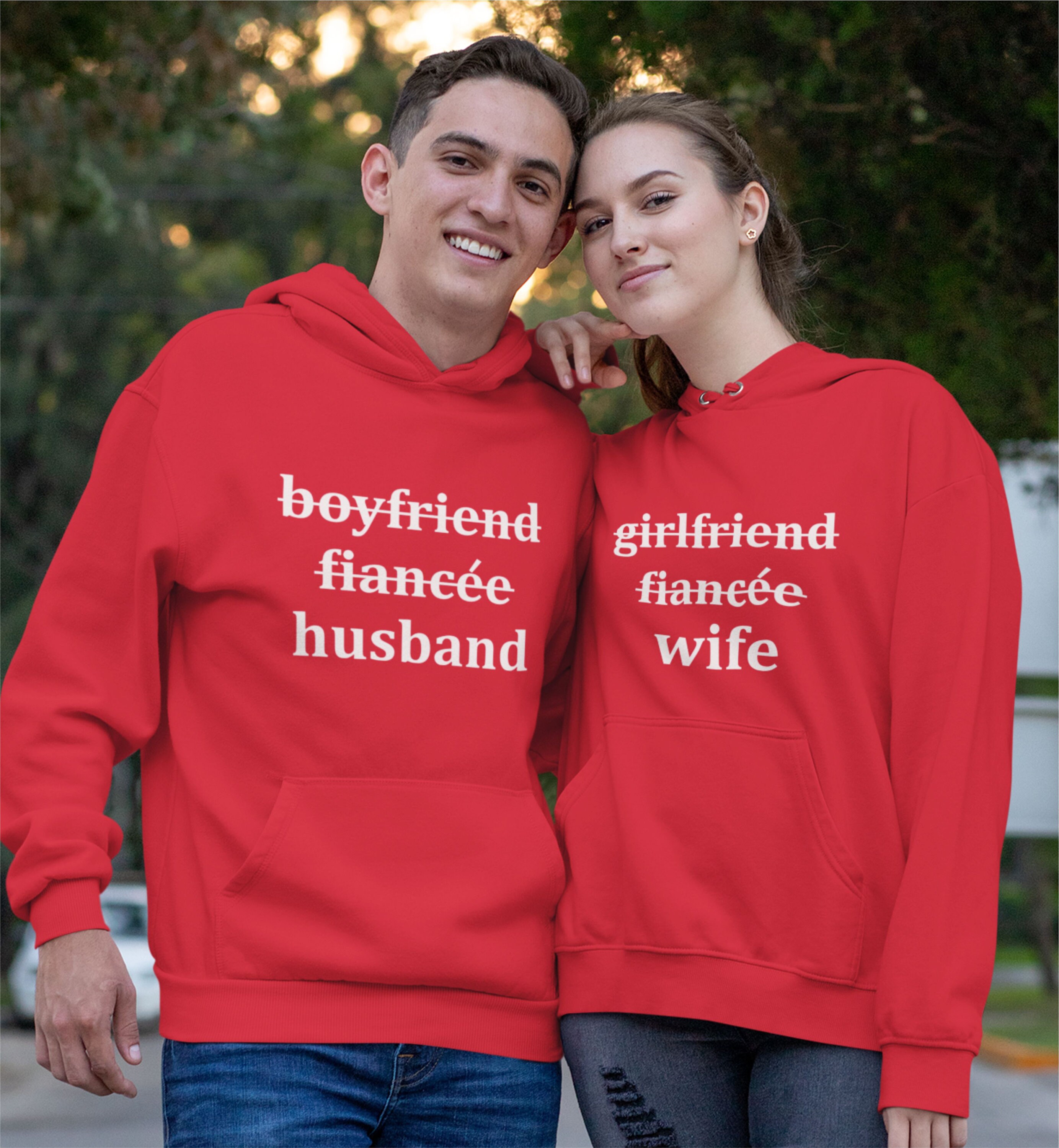 Matching Couple Hoodies: Boyfriend, Girlfriend, Husband, Wife - Etsy
