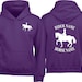 Personalised Equestrian Hoodie - Horse Riding Pony Dressage Print, Christmas Gift (9 Colours)