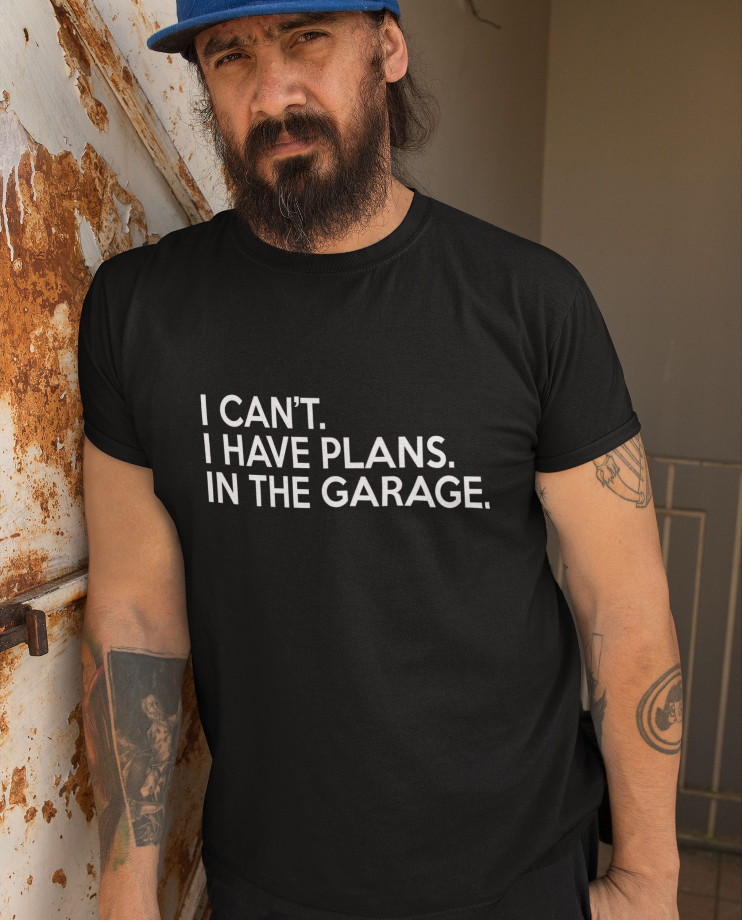Mechanic T-Shirt: Garage Plans, Funny Car Repair Gift