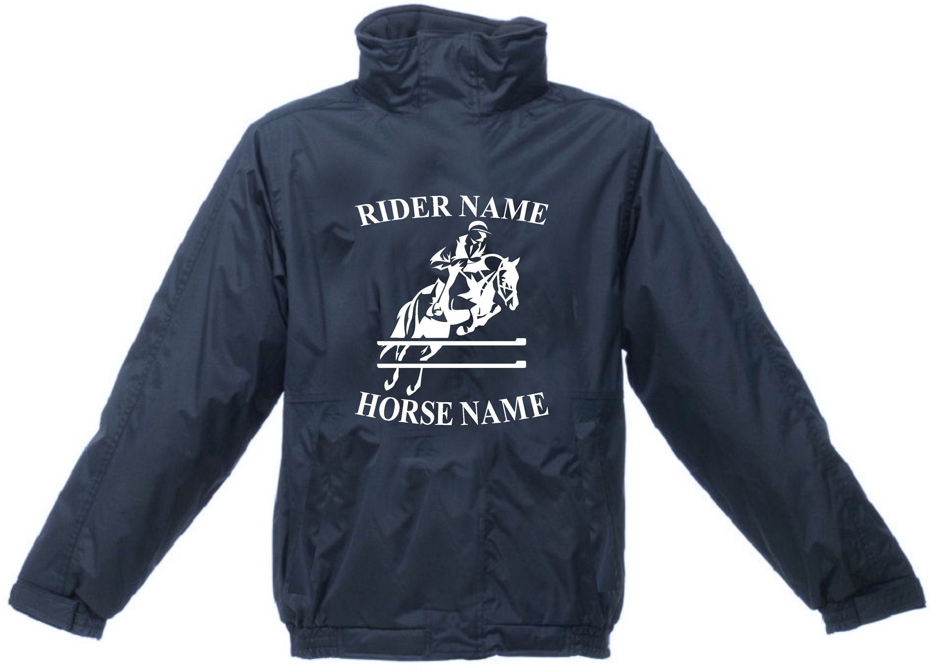 Personalised riding shop coat