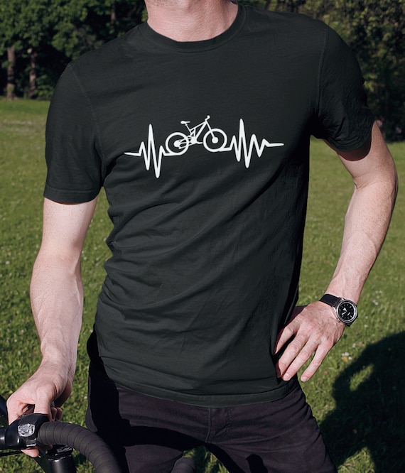 Cycling Heartbeat Shirt, Funny Cute Bicycle Bike Rider Gift Cycling Heartbeat Shirt, Funny Cute Bicycle Bike Rider Gift