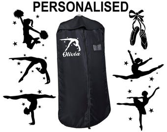 Personalised Dance Costume Garment Bag: Gymnastics, Cheer, Ballet