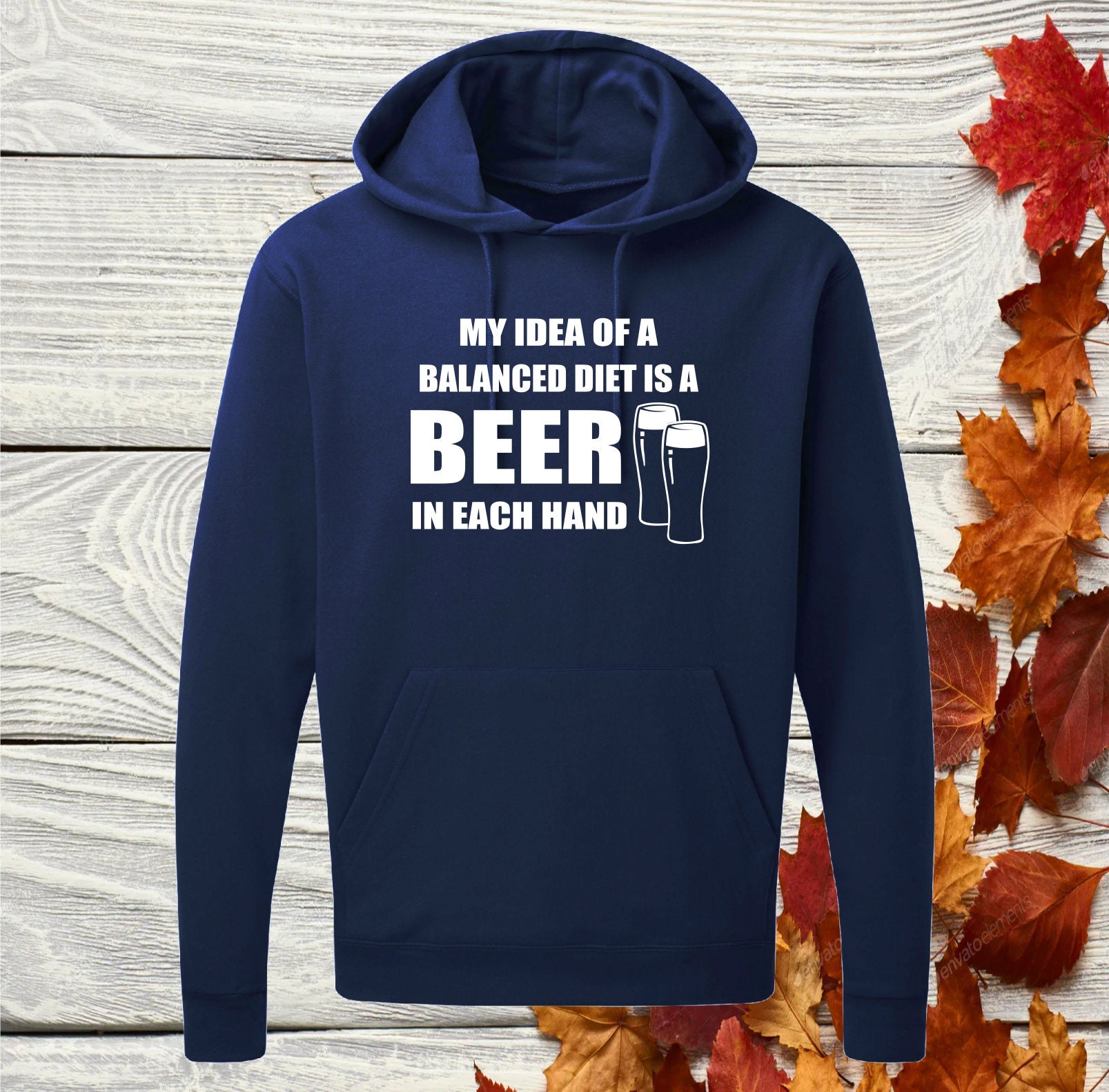 Beer Printed Hoodie Funny Hoodie Hoody Family Presents Etsy