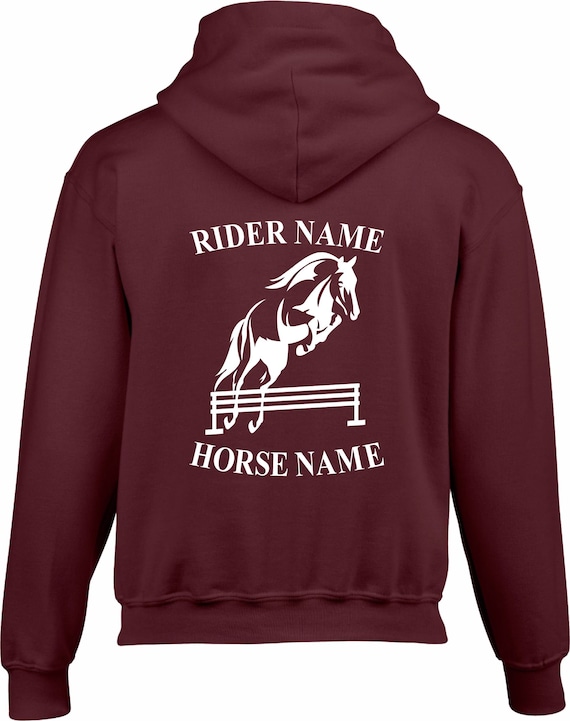 Sweat personnalisé cheval sale