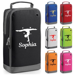 Sac personnalisé gymnaste athlétisme spectacle/accessoire sportif poirier danseur filles dames gymnaste femmes nom personnalisé sport cadeau de noël sac