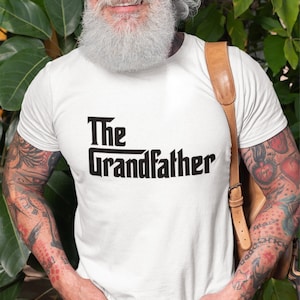 Grandfather T-shirt Funny Grandpa or Grandad Present Xmas Gift Mens Shirt
