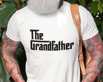 Grandfather T-shirt Funny Grandpa or Grandad Present Xmas Gift Mens Shirt