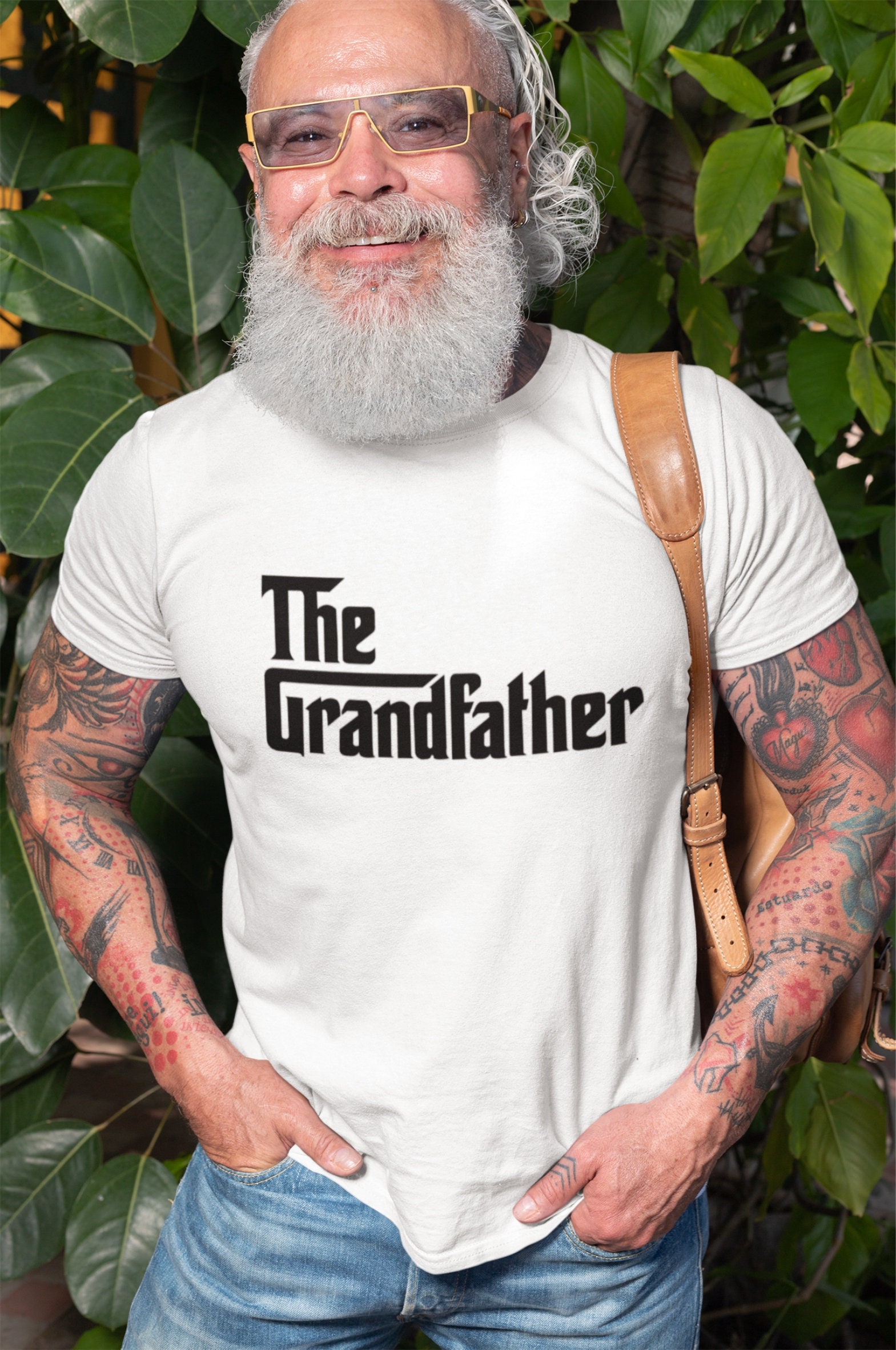 The Grandfather T-Shirt Present For Grandad Husband For Granda Birthday Or Christmas Gift Apparel Funny Shirt Top