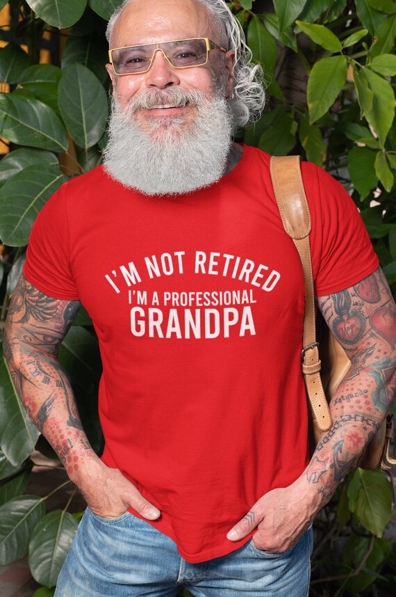 Professional Grandpa Cotton T-shirt, Grandad Gift - Etsy