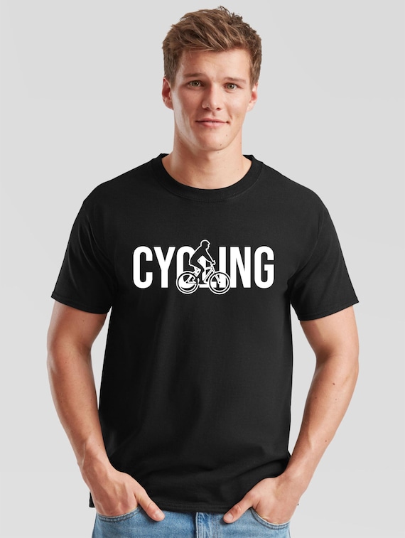 Funny Cycling T-shirt: Cycle Typography, Biker Gift