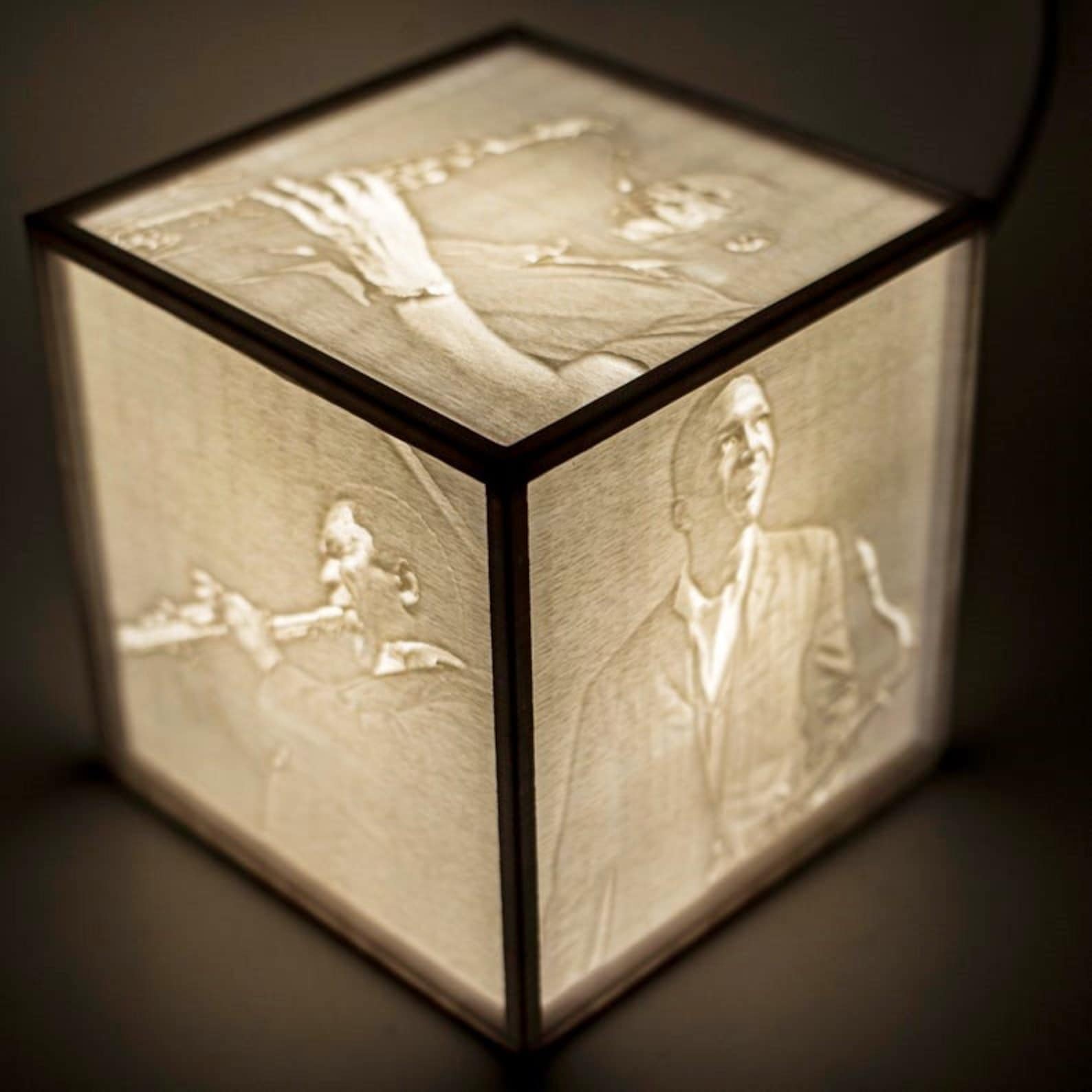 3d printed photo frame light box night lamp light room D10 Etsy