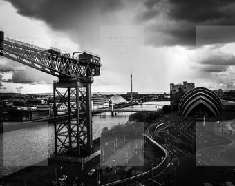 Glasgow Photo Print. Finnieston Crane Print.