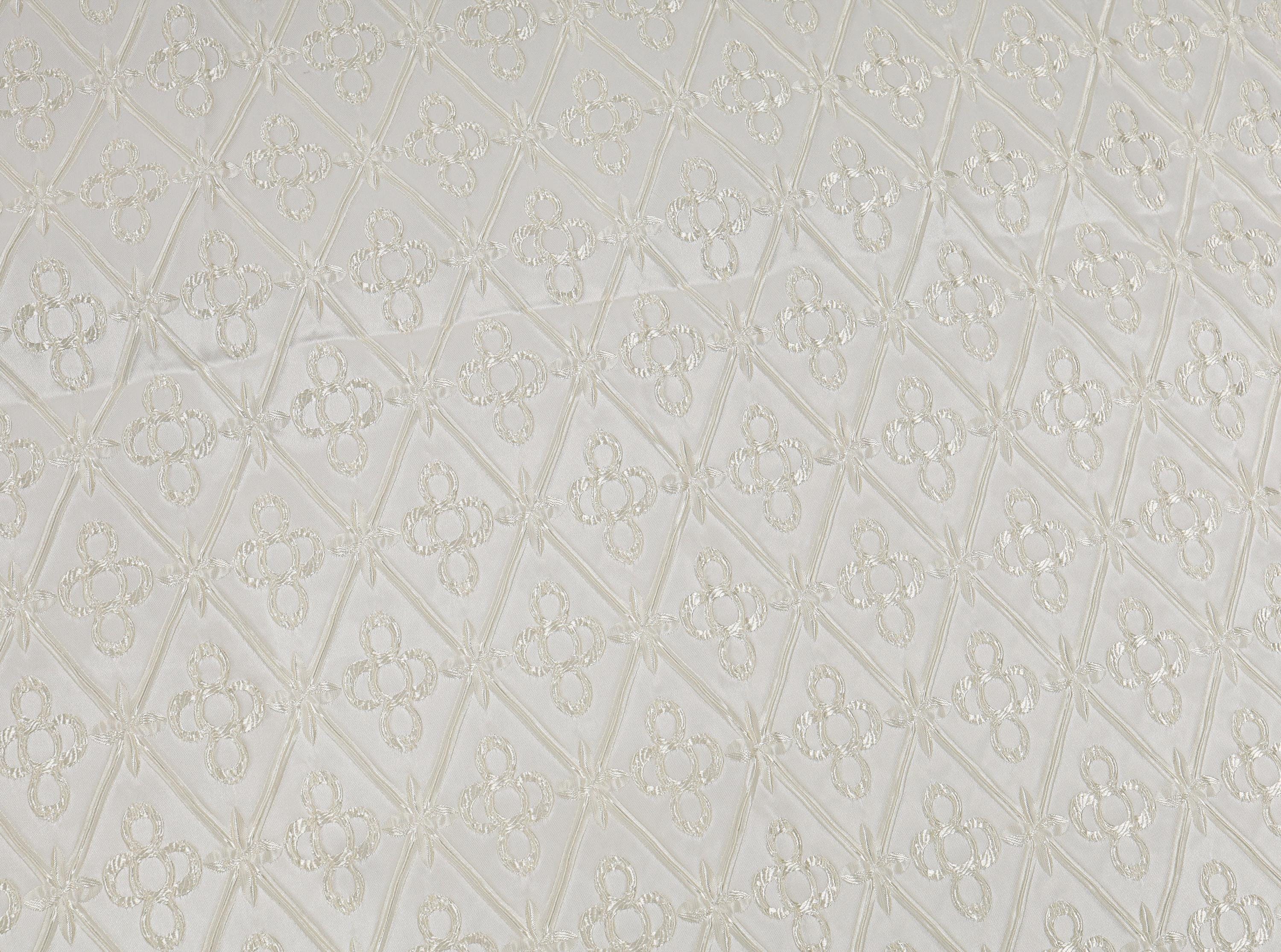 Raised Patterns Raised Knots in Rhombus Pattern Design Beige Elegant Jacquard Fabric ...