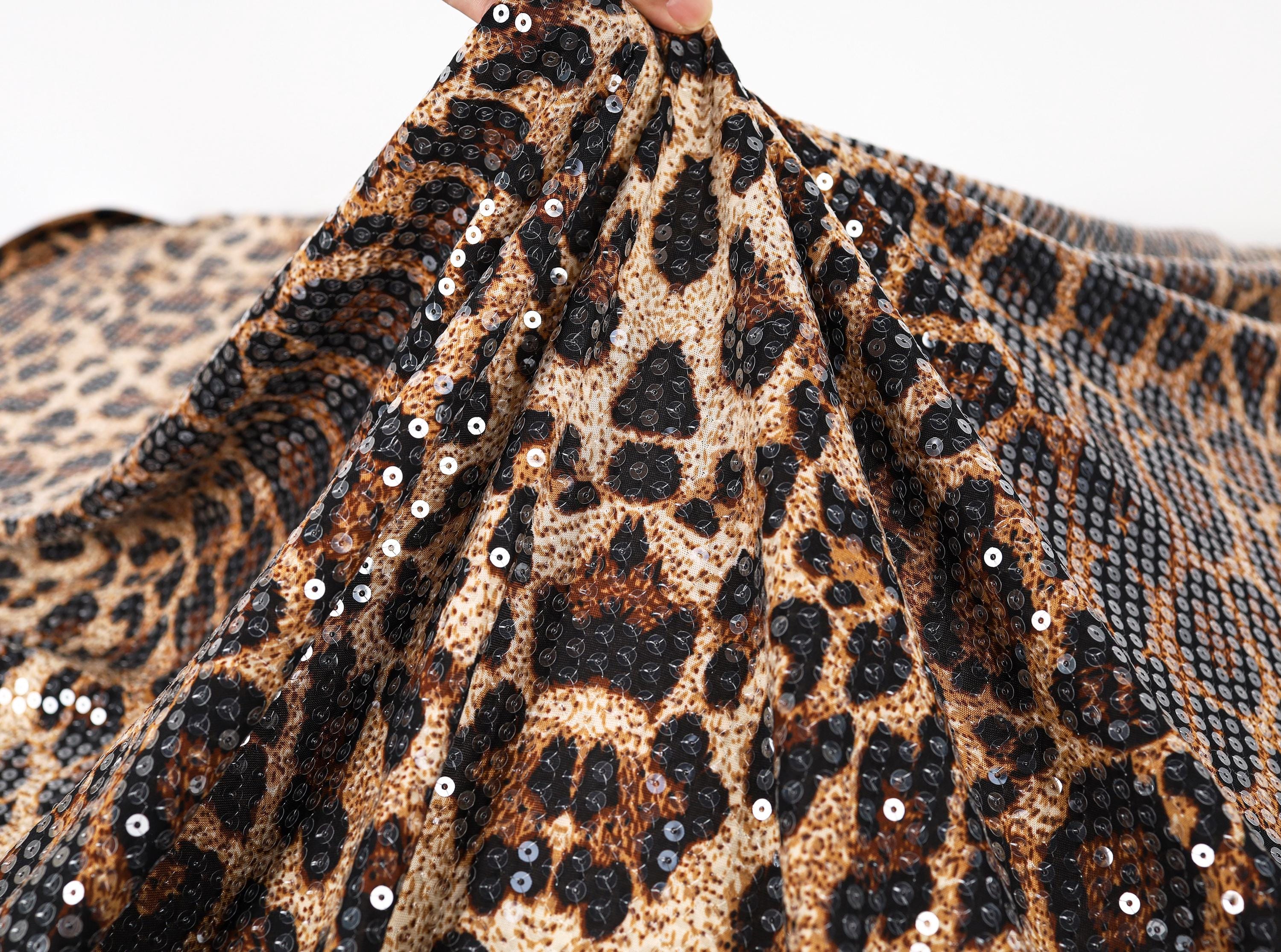 Y2K Sequin Leopard Print Hat Gold Black Mob Wife McBling Glam Statement Cap Vtg Leopard Print Studded Cowboy Hat • Festival Cowgirl Hat  main image 2