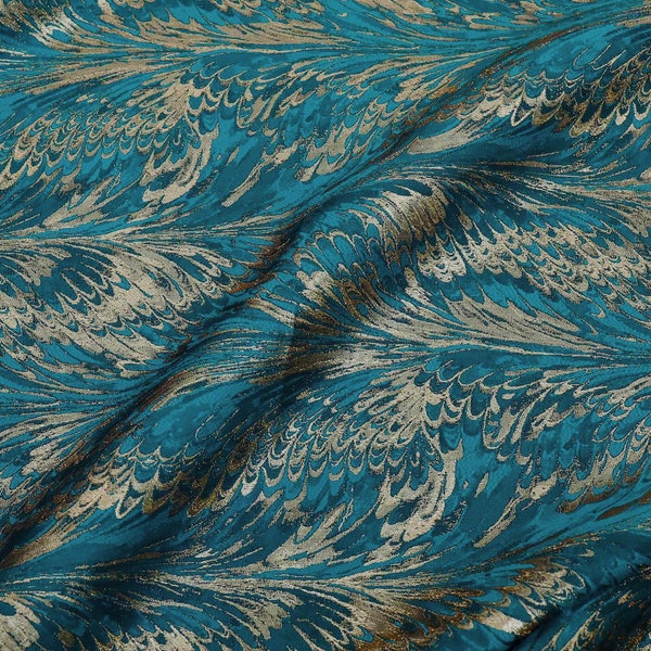 Peacock Fabric - Etsy