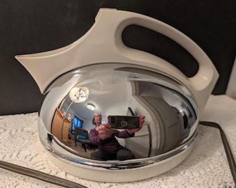 Vintage General Electric Chrome Kettle, Mid Century Style Appliances, Retro Style Kitchen