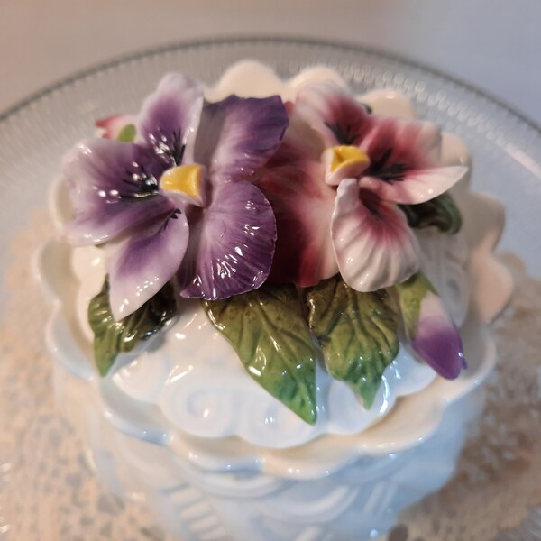 Porcelain Candy Dish Etsy