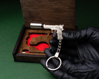 Beretta Signal Set — Gun keychain