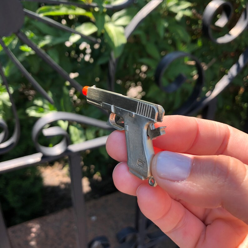 2mm Pinfire Gun Miniature Pistol G17 Scale 14 Full Metal Etsy UK