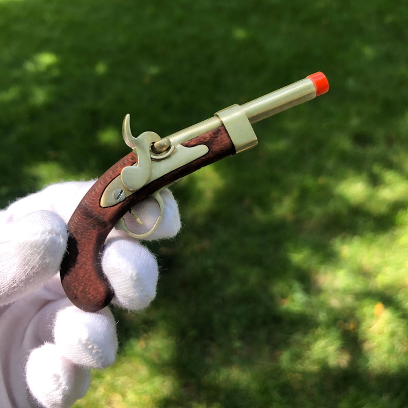 Replica Gun Flintlock Cap Gun Flintlock Pistol Mini Gun Pirate