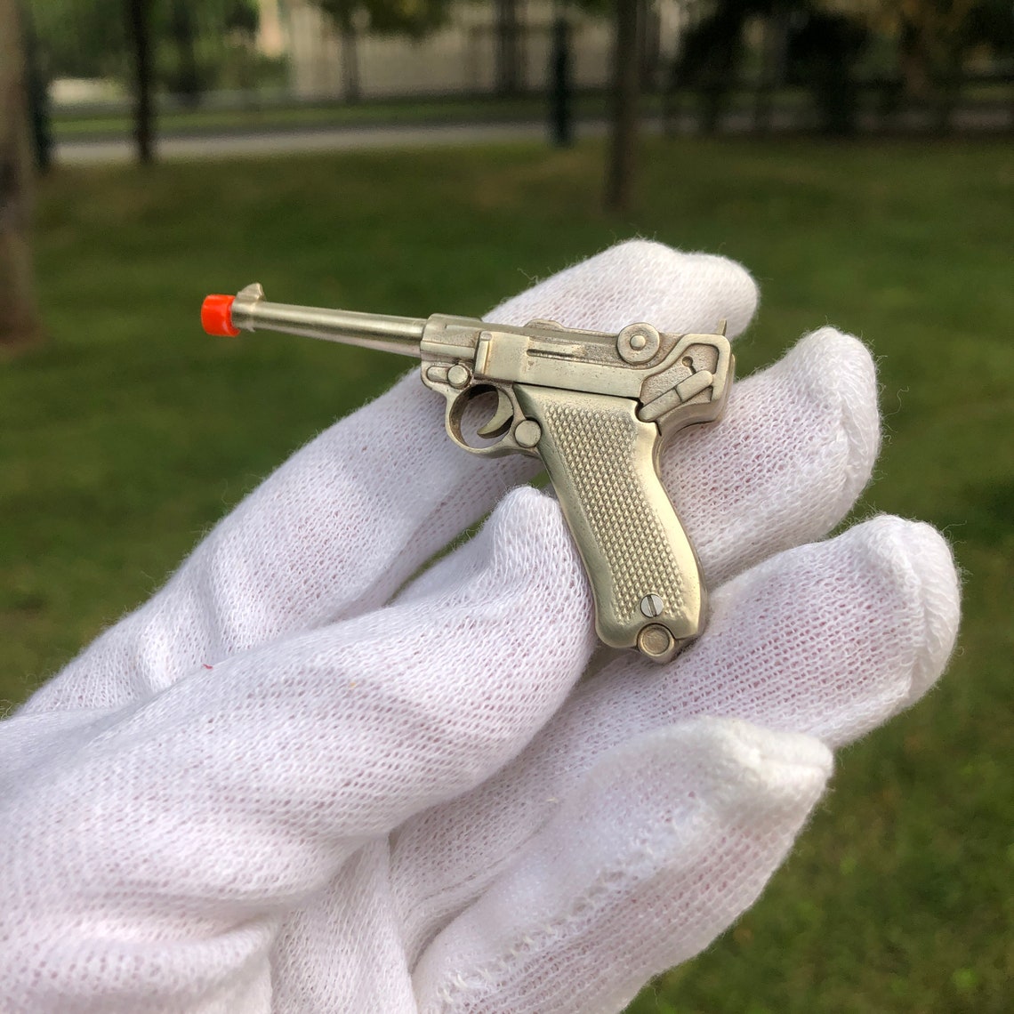 Replica Gun Luger Prop Cap Gun Luger P08 Mini Gun Parabellum Etsy