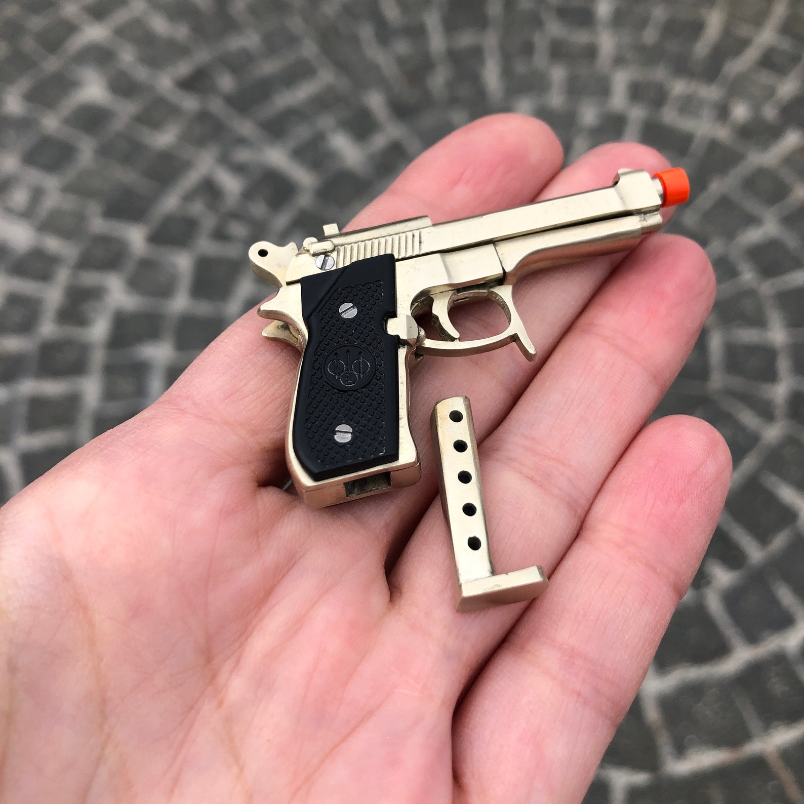 Replica Gun Beretta 92fs Mini Gun Beretta Grips Black Cap Gun Beretta 92 Fs Miniature Gun