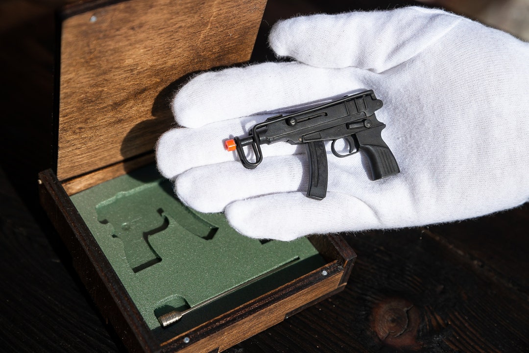 Machine Pistol Sub Gun Scorpion Vz 61 — 2mm Military Model - Etsy