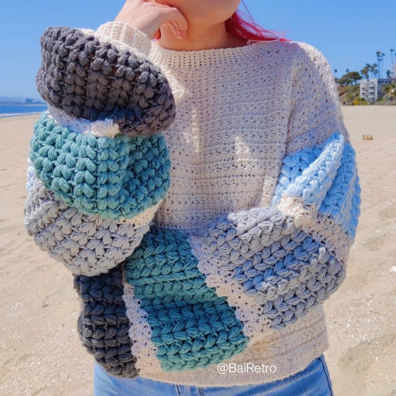 Star Stitch Sweater CROCHET PATTERN - Etsy