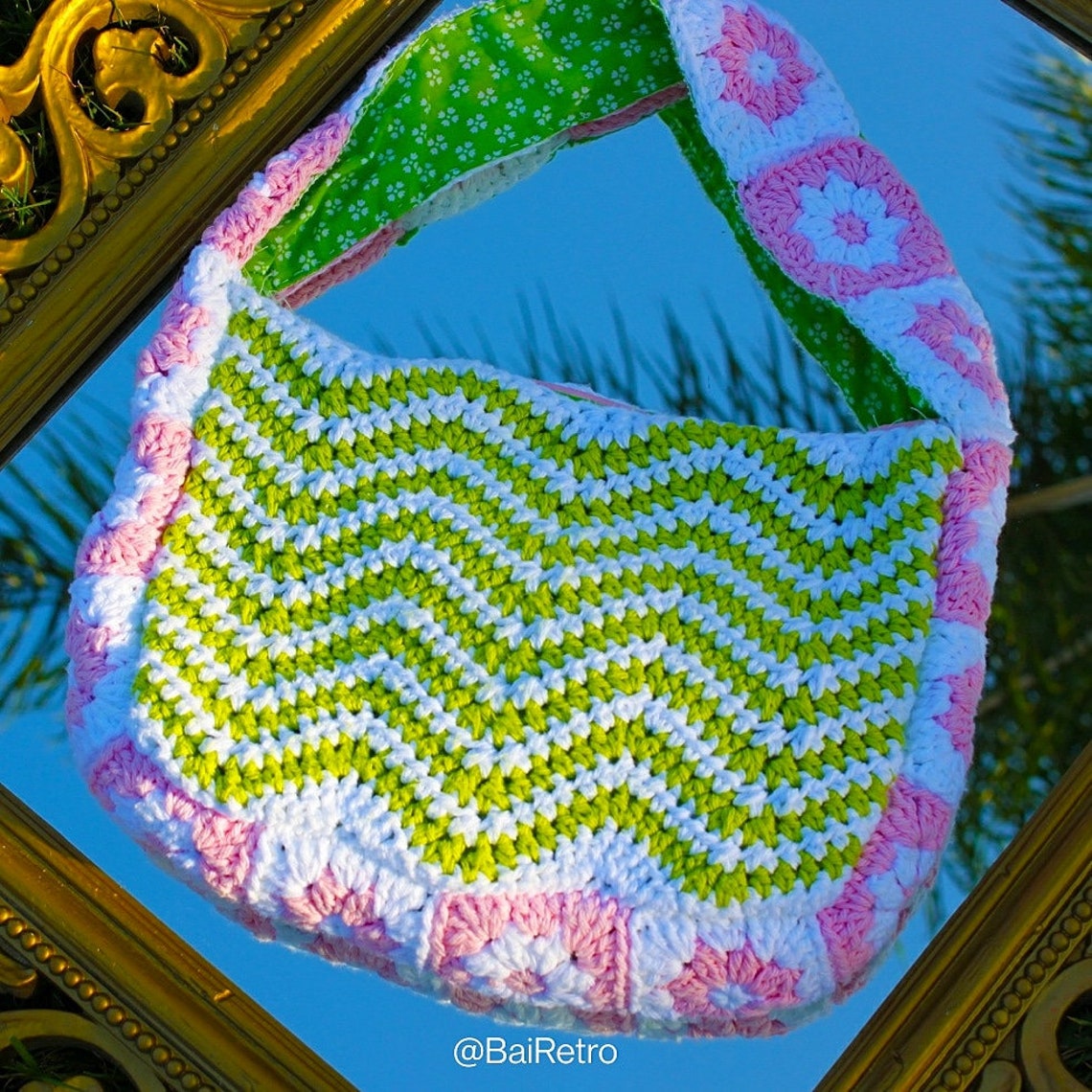 Wavy Daisy Purse CROCHET PATTERN Etsy