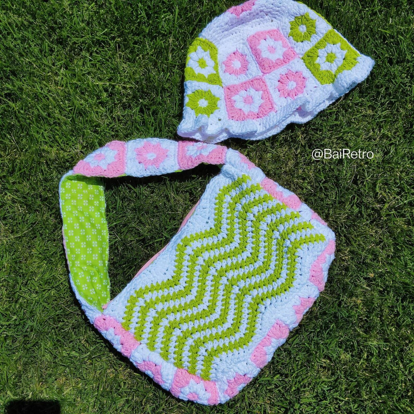 Wavy Daisy Purse CROCHET PATTERN Etsy