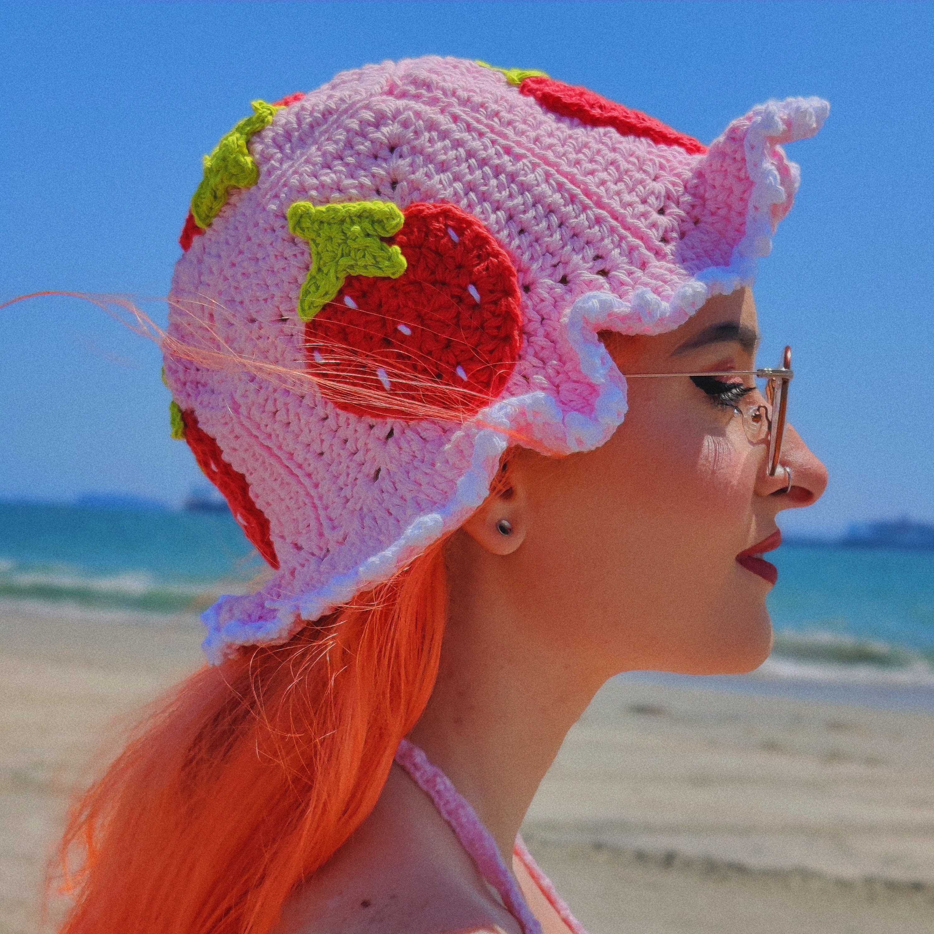 Strawberry Cow Bucket Hat 